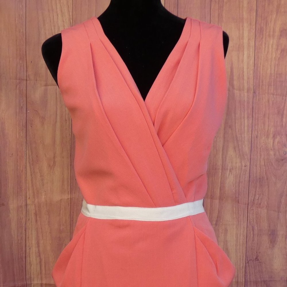 The Limited Coral sleeveless dress